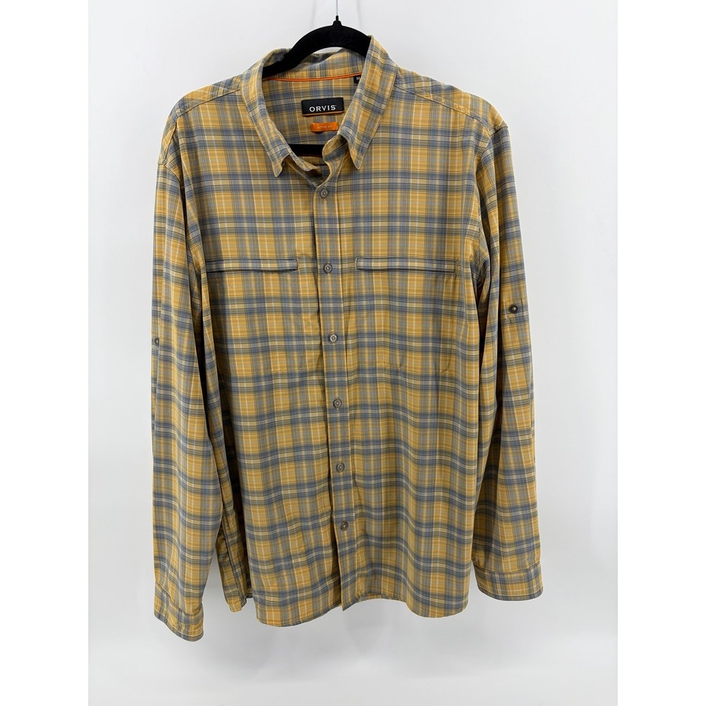 Orvis, Active Fit, Long-Sleeve, Polyester Blend, Button-up Lightweight, Medium